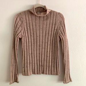 Madewell blush ribbed sweater